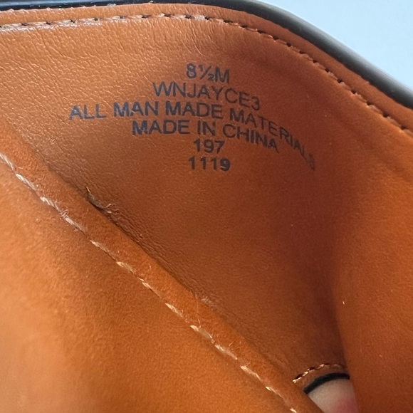 Nine West Womens Jayce 3 Platform Sandals Black Brown 2.75” Block Heel Sz 8.5M - Picture 11 of 12